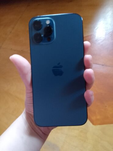 Audio: IPhone 12 Pro Max, 256 GB, Blue Titanium, Barmaq izi, Face ID