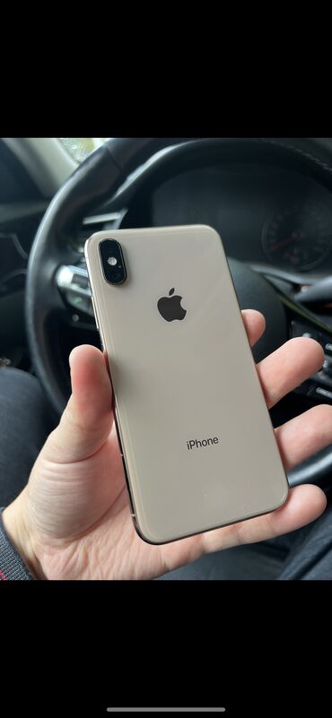 Apple iPhone: IPhone X, Скидка 10%, Б/у, 256 ГБ, Белый, Защитное стекло, Чехол, 100 %