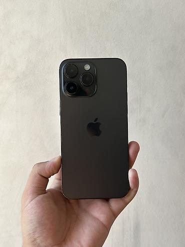 IPhone 14 Pro Max, Б/у, 128 ГБ, Черный, Защитное стекло, 100 %