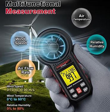 dormeo fen za kosu: Industrijski digitalni anemometar HABOTEST HT5005 Višenamenski ručni — 4