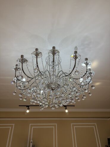 Çilçıraqlar: Çılçıraq, 10 və daha çox lampa, Xrustal