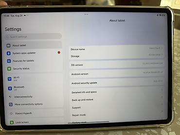 xiaomi pad 4: Xiaomi pad 8 planşet - Model: 25097RP43G (etiket üzərində — 7