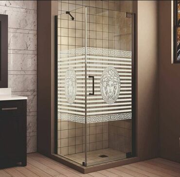 Duş kabinaları, arakəsmələr: Yeni Üstü açıq kabina, Künc üçün — 10