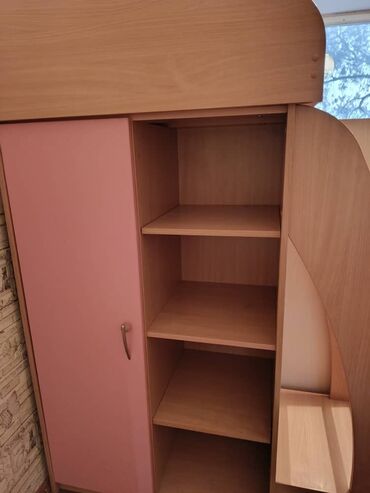 кухонный стол с стулями: Детская гарнитура, Для девочки, ДСП, цвет - Розовый