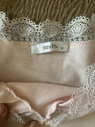 lining s: Пижама, Хлопок, Турция, С кружевом, S — 3