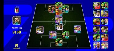 disk r20: EFootball PES 2024 oyununda güclü heyət. Komanda yüksək reytinqli