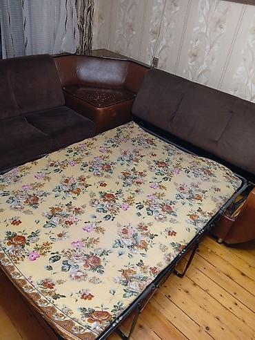 Диваны: Künc divan – açılıb-yığılan mexanizmlə - Forması: L-şəkilli künc — 2