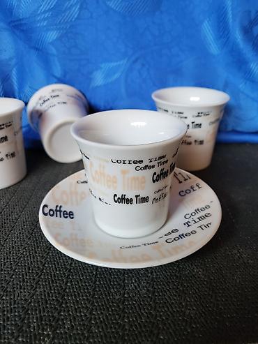 100 dinara 1986 cena: Soljice za kafu porcelanske iz 1980/90ta godina. Soljice pun — 7