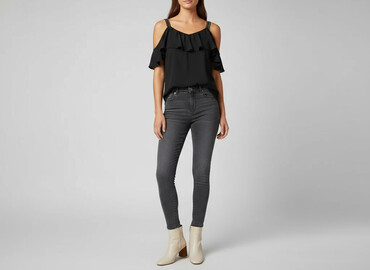 sukienki zara czarne: BODY FLIRT, Sukienka damska, rozmiar M