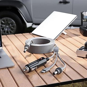 type c lightning: Кабель питания 3-в-1 для Starlink Mini (DC + DC + USB‑C) с — 1