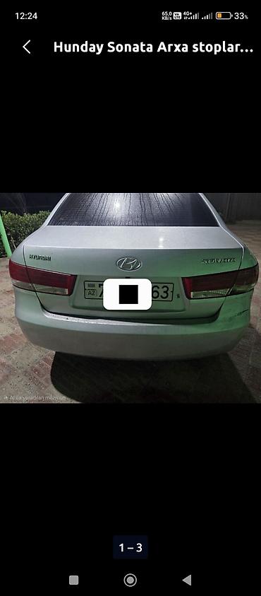 e36 stop: Hyundai Sonata arxa stop lampaları (sol və sağ tərəf üçün cüt). - — 2