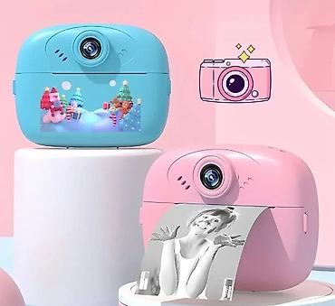 zara spavacice: Dečiji instant digitalni fotoaparat sa štampačem – roze - Ugrađen — 3