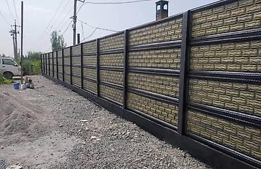 Бетонные еврозаборы: Декоративные железобетонные ограждения (еврозабор) - Секции из — 6