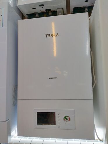 Təmir və tikinti: Terra brendi tərəfindən istehsal olunan bu ağ rəngli kombi, evlərdə və