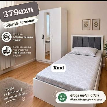 Yataq otağı dəsti – sifarişlə hazırlanır Müasir, zövqlü və funksional