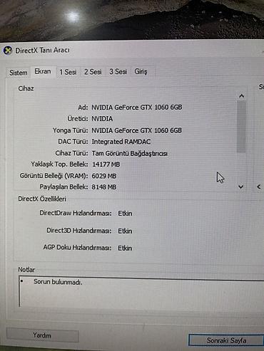 geforce nvidia 1060: Gaming/iş kompüteri – GTX 1060 6GB – Videokart: NVIDIA GeForce GTX — 2
