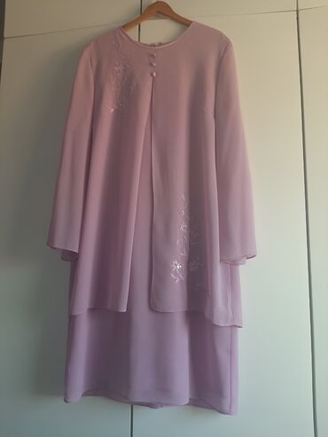 mint boja haljine: Haljina u lila boji velicina xl