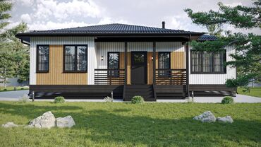 сниму дом лебединовка: 60 м², 4 комнаты