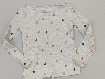 chabrowa bluzka: Blouse, H&M, 5-6 years, 110-116 cm, condition - Very good