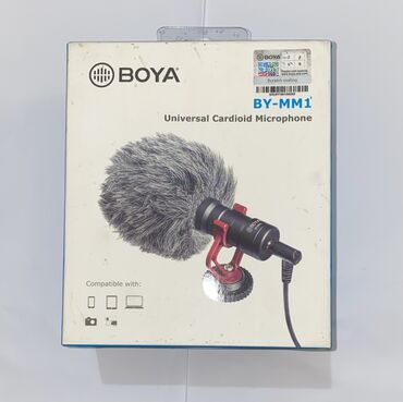 веб камера с микрофоном для компьютера купить: Микрофон накамерный Boya BY-MM1