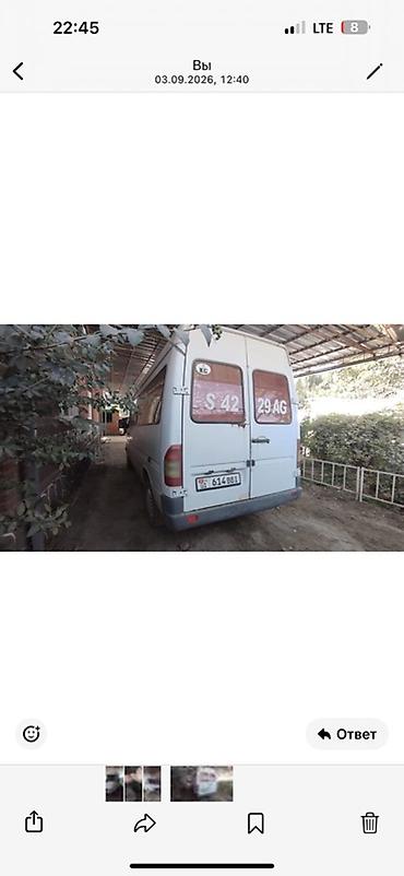 sprinter rex: Mercedes-Benz Спринтер: 1996 г., 2.9 л, Механика, Дизель, Бус — 1