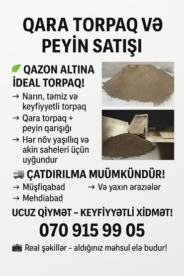 Digər bitkilər: Qara torpaq və peyin qarışığı – qazon altına ideal torpaq – Narin