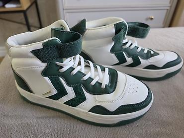 hummel prsluk: Hummel yüksək boğazlı idman ayaqqabısı, 36 razmer - Rəng: ağ və tünd — 1