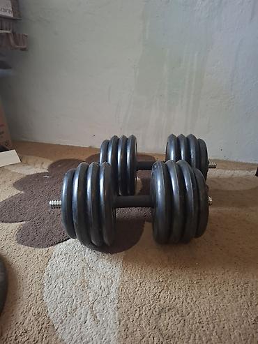qacish aleti: Tənzimlənən qantel dəsti - 2 ədəd qantel (cüt)20kg+20kg - Hər — 1