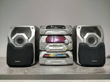 Динамики и колонки: Продаю недорого PANASONIC Twin Woofer музыкальный центр есть AUX есть