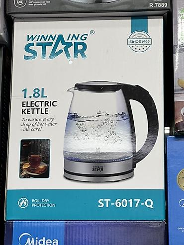 Техника для кухни: Электрический чайник Winning Star ST-6017-Q - Объем: 1,8 л - Корпус — 1
