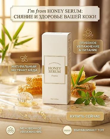 I’m from Honey Serum — сыворотка с натуральным экстрактом мёда для
