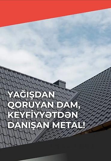 dəmir dam örtüyü: Məhsul: Metal dam örtükləri - Yağıntıdan etibarlı qoruma təmin edən — 1