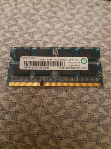 laptop ddr3 ram: Оперативная память (RAM) 2 ГБ, 1333 МГц, DDR3, Для ноутбука