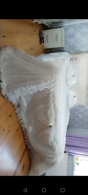 Örtüklər: Yataq üçün Yeni rəng - Ağ Yataq örtüyü — 1