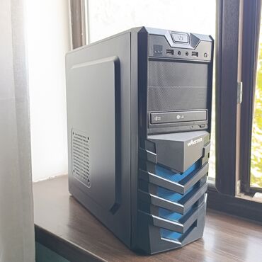 пк системник: Корпус ПК, Б/у, Winstar, Micro-ATX, цвет - Черный