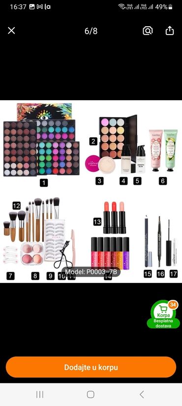 Šminka: Ovaj profesionalni set šminke sadrži širok asortiman proizvoda za — 3