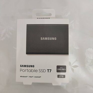 внешний диск ssd: Накопитель, Новый, Samsung, SSD, 2 ТБ, 1.8"