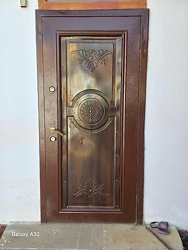 modern qapilar: Mənzil üçün İşlənmiş Giriş qapısı 100x210 sm Çərçivə ilə, Zəmanətsiz, Ünvandan götürmə — 2