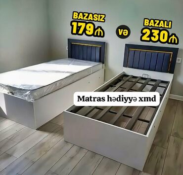 taxt 2 ci el: Yeni, Təknəfərlik çarpayı, Bazalı, Matras ilə, Siyirməsiz, Azərbaycan