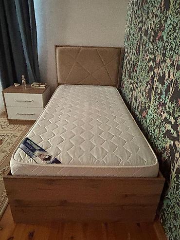 çarpayısı: İşlənmiş, Təknəfərlik çarpayı, Bazasız, Matras ilə, Siyirməsiz, Azərbaycan — 4