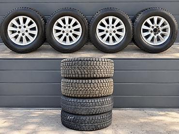 215 70 р15: Комплект из 4 колес в сборе: оригинальные литые диски Toyota + зимние — 1