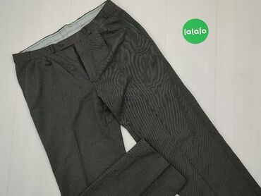 Spodnie, L (EU 40), stan - Dobry, wzór - Jednolity kolor, kolor - Czarny