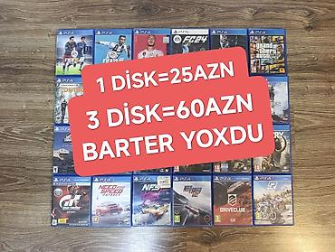 gta 4 dvd: 1disk=25azn / 3disk= 60azn / Mağaza deyil Qiymətə görə və s. boşuna — 1