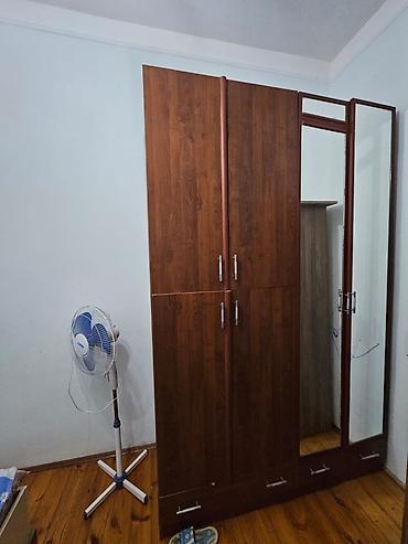 qül: Yataq otağı üçün dolab dəsti - Material: ağac teksturalı laminat — 1