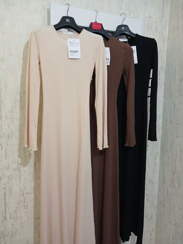 женские трикотажные комбинезоны: Күнүмдүк көйнөк, Made in KG, Жай, Узун модель, Түз, XL (EU 42)