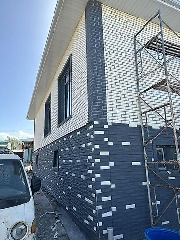 Фиброцементные фасадные панели: Двухэтажный дом с комбинированной отделкой фасада: одна часть — 16