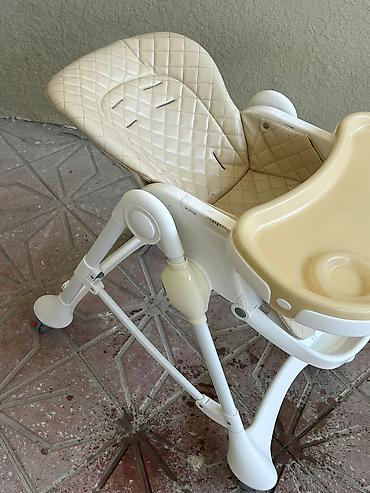 avent süd sağan: Uşaq yemək stulu - Rəng: krem-bej oturacaq, ağ konstruksiya, bej — 2