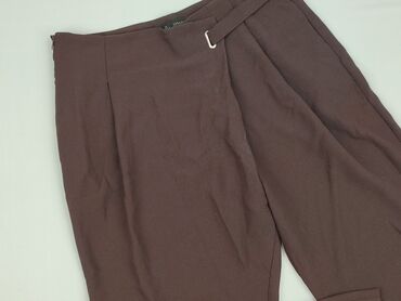 Women: Zara, Material trousers for women, size L (EU 40)