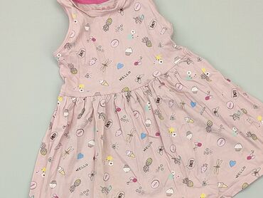 letnia biała sukienka ażurowa: Dress, 2-3 years, 92-98 cm, condition - Good