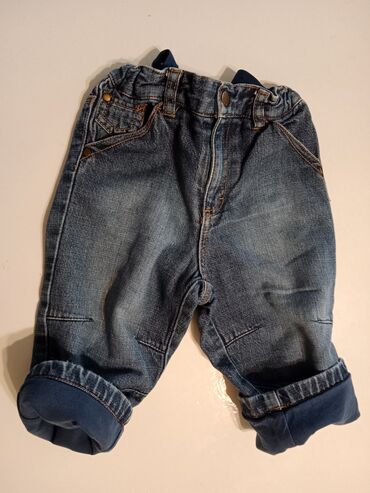 Pantalone: H&M LOGG farmerke za bebe Termo imaju pamučnu postavu Veličina 80 — 5